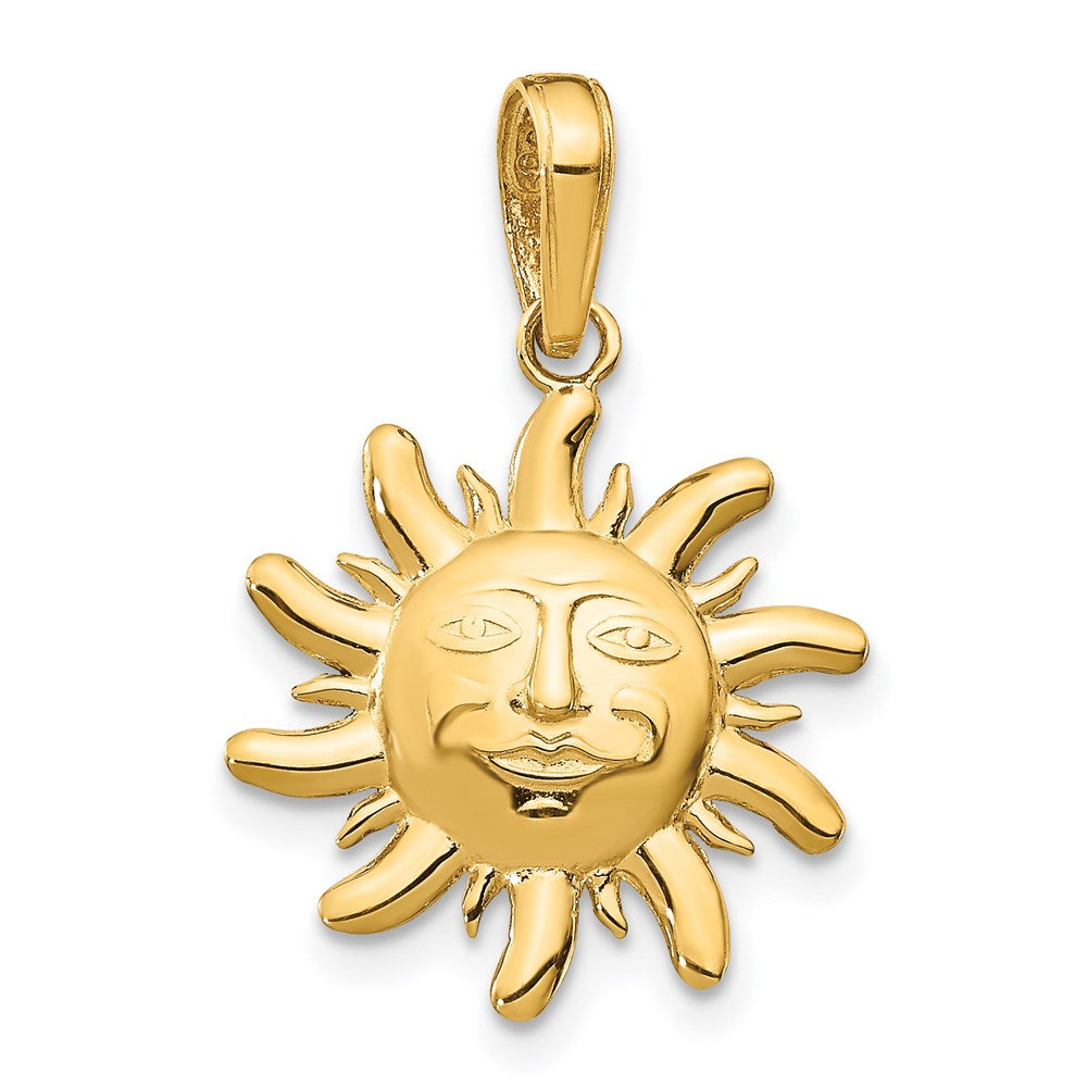 Polished Small Sun Charm - WBC