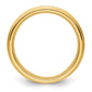 Milgrain Half Round Comfort Fit Wedding Band - WBC
