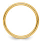 Milgrain Half Round Comfort Fit Wedding Band - WBC
