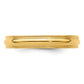 Milgrain Half Round Comfort Fit Wedding Band - WBC
