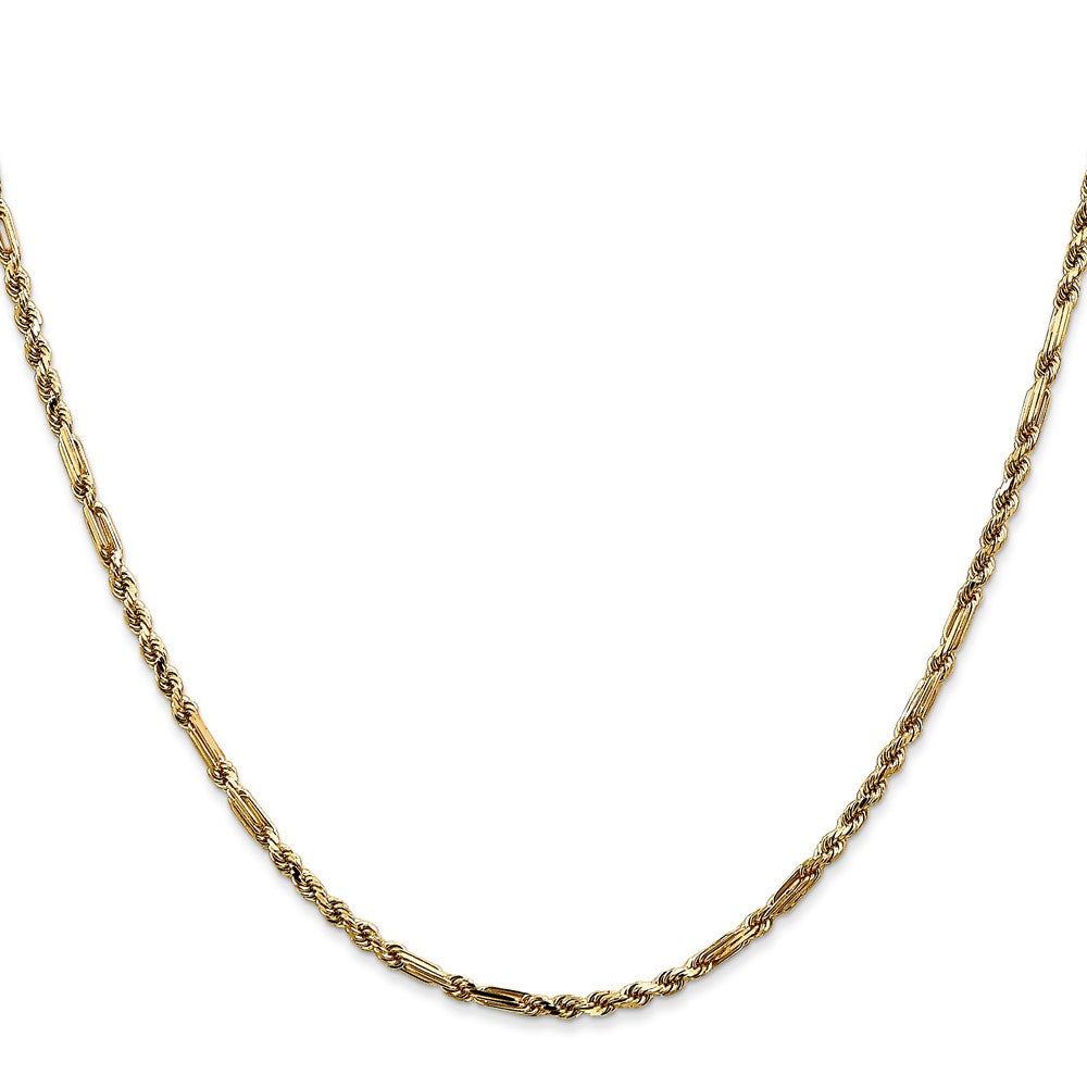 Diamond-cut Milano Rope with Lobster Clasp Chain - WBC