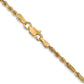 Diamond-cut Milano Rope with Lobster Clasp Chain - WBC