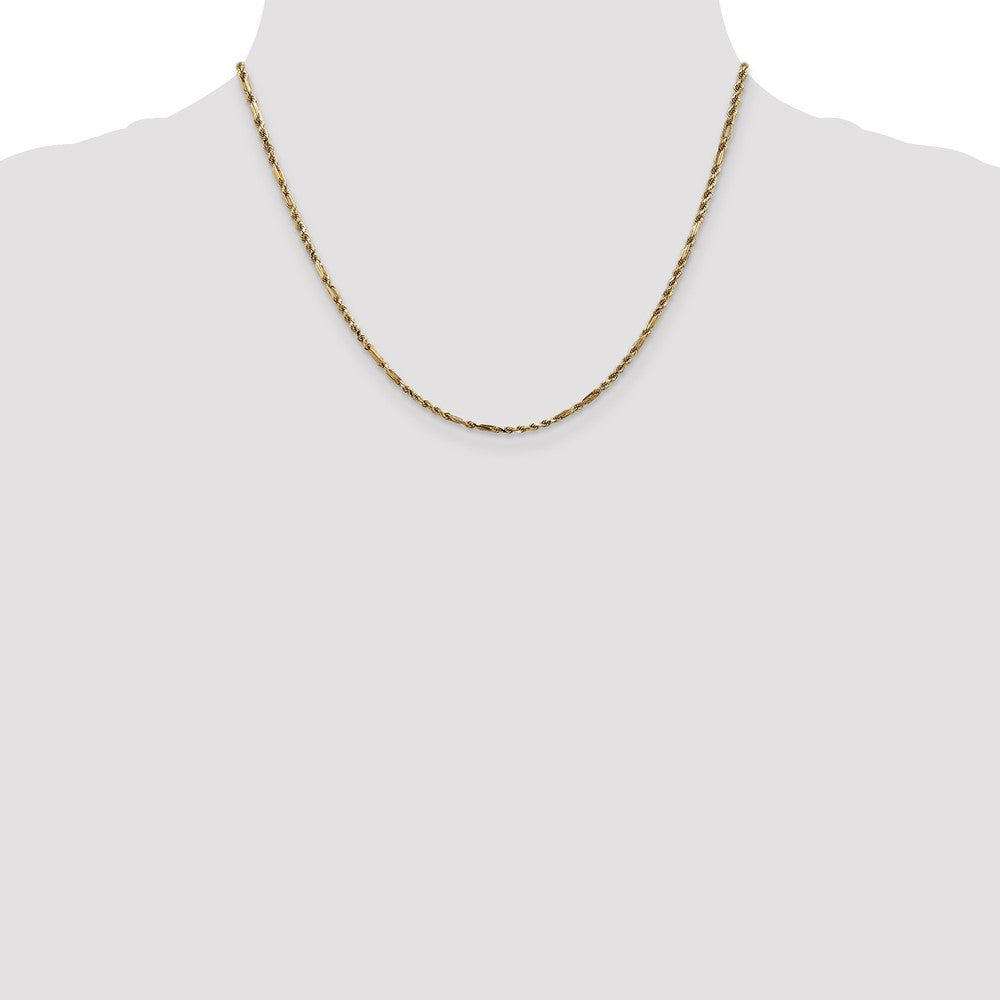 Diamond-cut Milano Rope with Lobster Clasp Chain - WBC