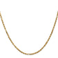 Diamond-cut Milano Rope with Lobster Clasp Chain - WBC