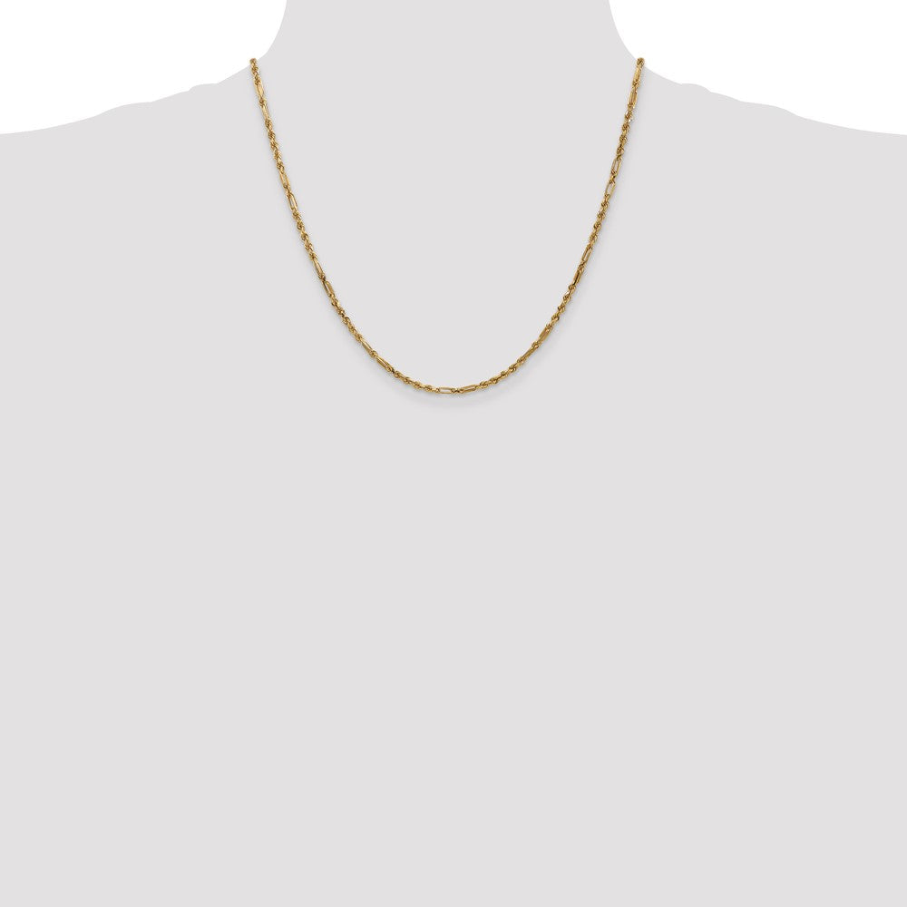 Diamond-cut Milano Rope with Lobster Clasp Chain - WBC