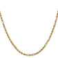 Diamond-cut Milano Rope with Lobster Clasp Chain - WBC