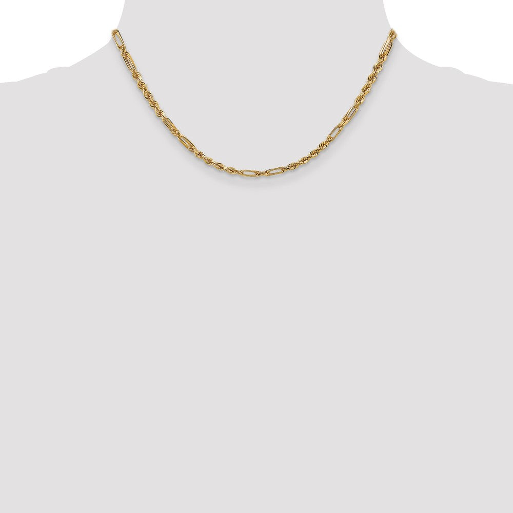 Diamond-cut Milano Rope with Lobster Clasp Chain - WBC