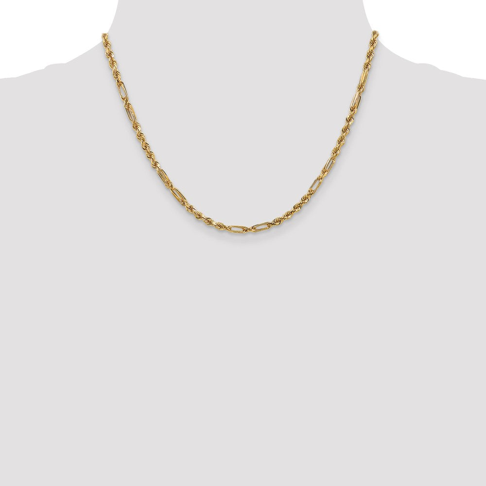Diamond-cut Milano Rope with Lobster Clasp Chain - WBC