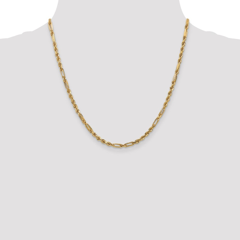 Diamond-cut Milano Rope with Lobster Clasp Chain - WBC