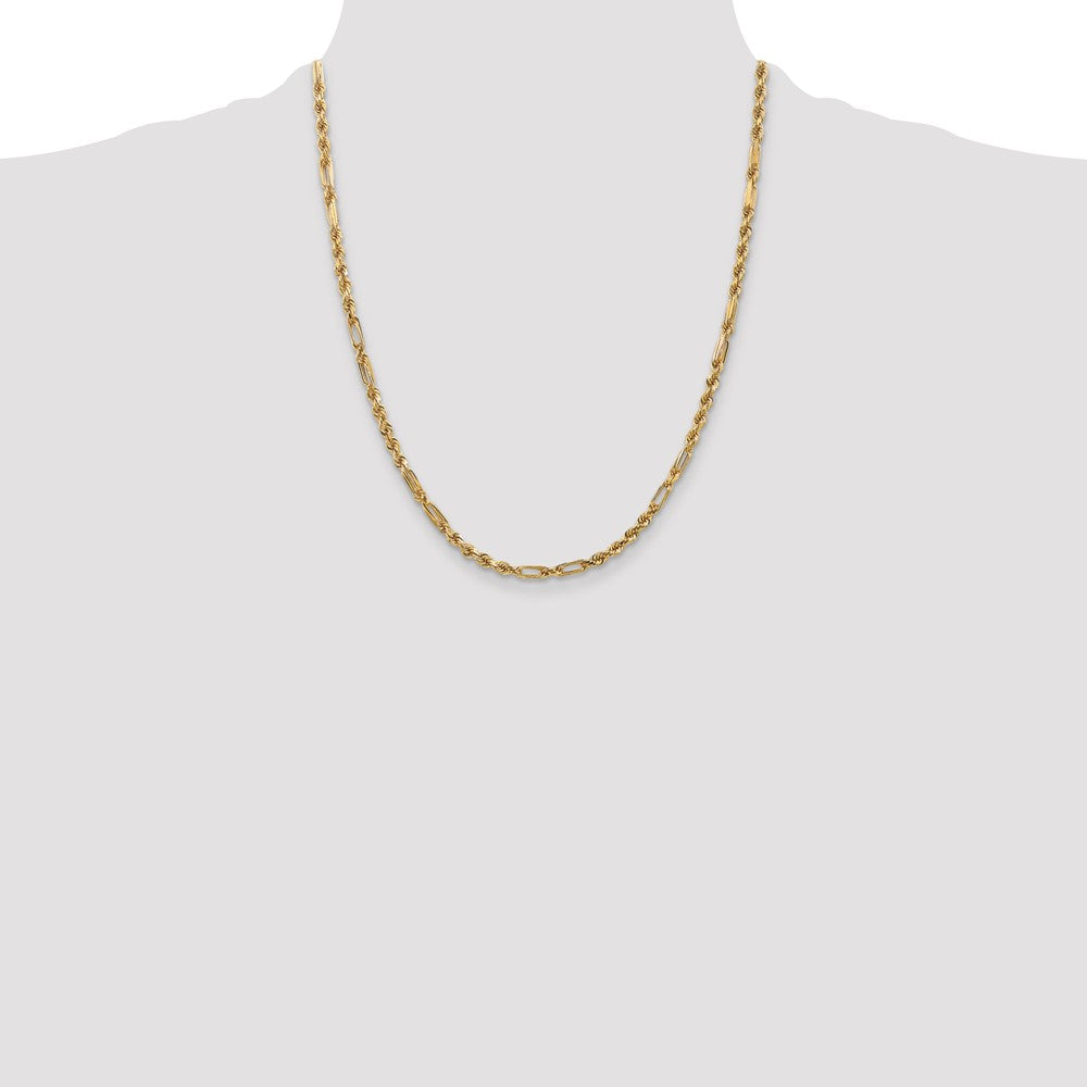Diamond-cut Milano Rope with Lobster Clasp Chain - WBC