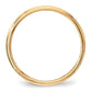 Lightweight Milgrain Half Round Wedding Band - WBC