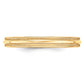 Lightweight Milgrain Half Round Wedding Band - WBC