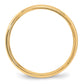 Lightweight Milgrain Half Round Wedding Band - WBC