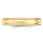 Lightweight Milgrain Half Round Wedding Band - WBC