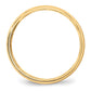 Lightweight Milgrain Half Round Wedding Band - WBC