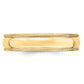 Lightweight Milgrain Half Round Wedding Band - WBC