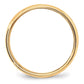 Lightweight Milgrain Half Round Wedding Band - WBC