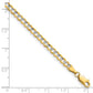 Lightweight PavÇ Flat Cuban Chain - WBC