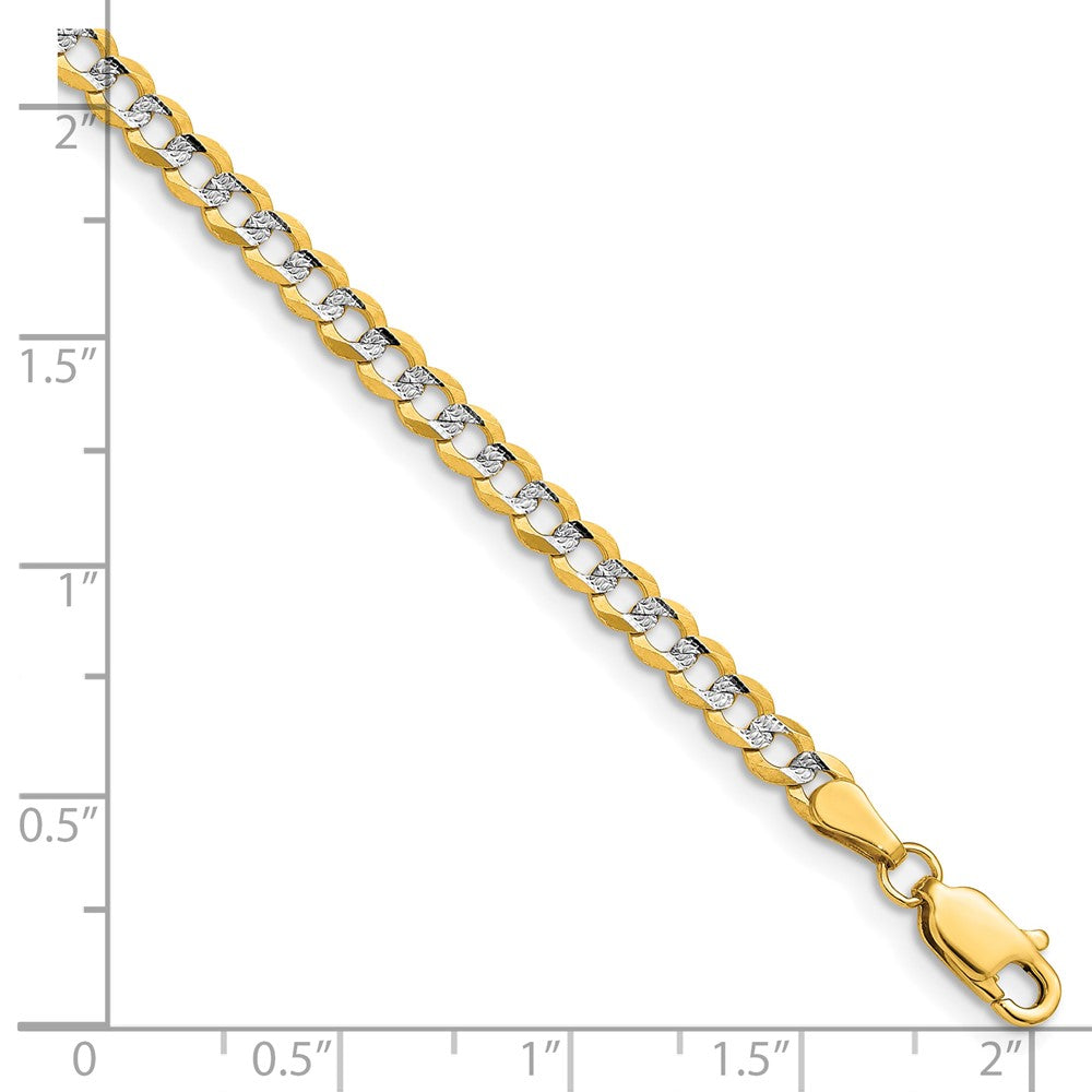 Lightweight PavÇ Flat Cuban Chain - WBC