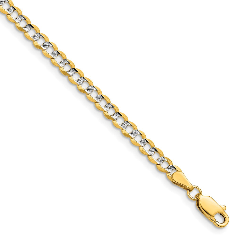 Lightweight PavÇ Flat Cuban Chain - WBC