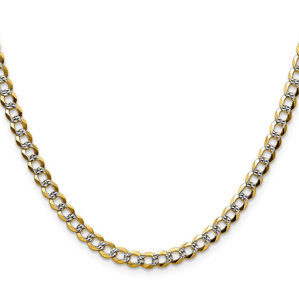 Lightweight PavÇ Flat Cuban Chain - WBC