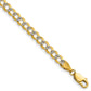 Lightweight PavÇ Flat Cuban Chain - WBC