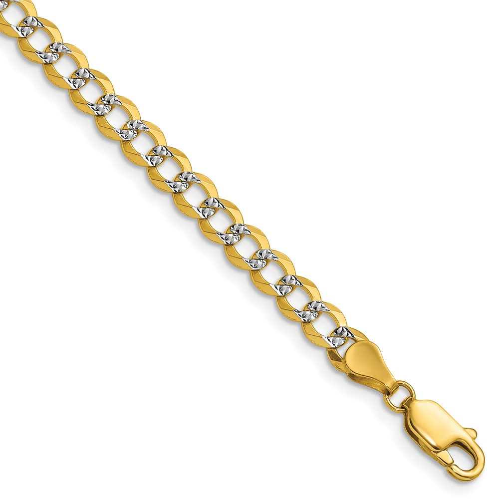 Lightweight PavÇ Flat Cuban Chain - WBC