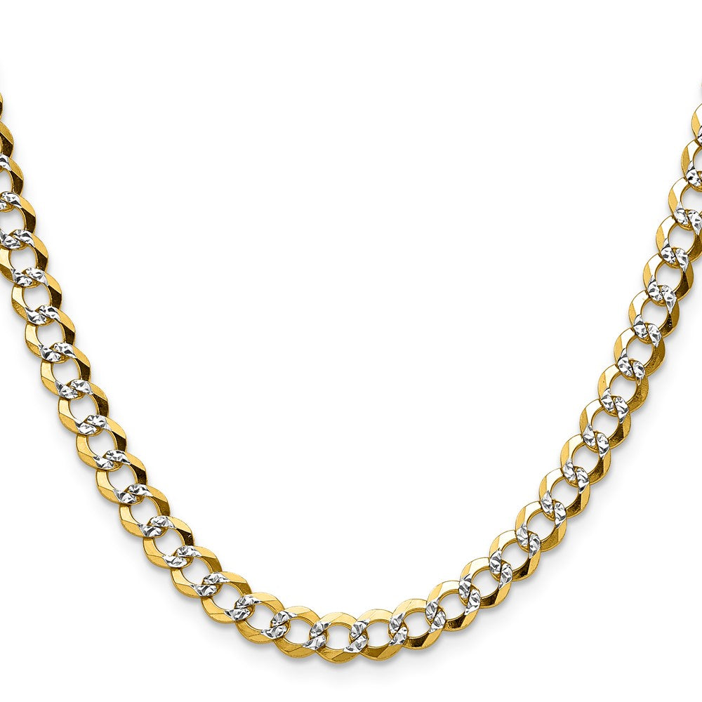 Lightweight PavÇ Flat Cuban Chain - WBC