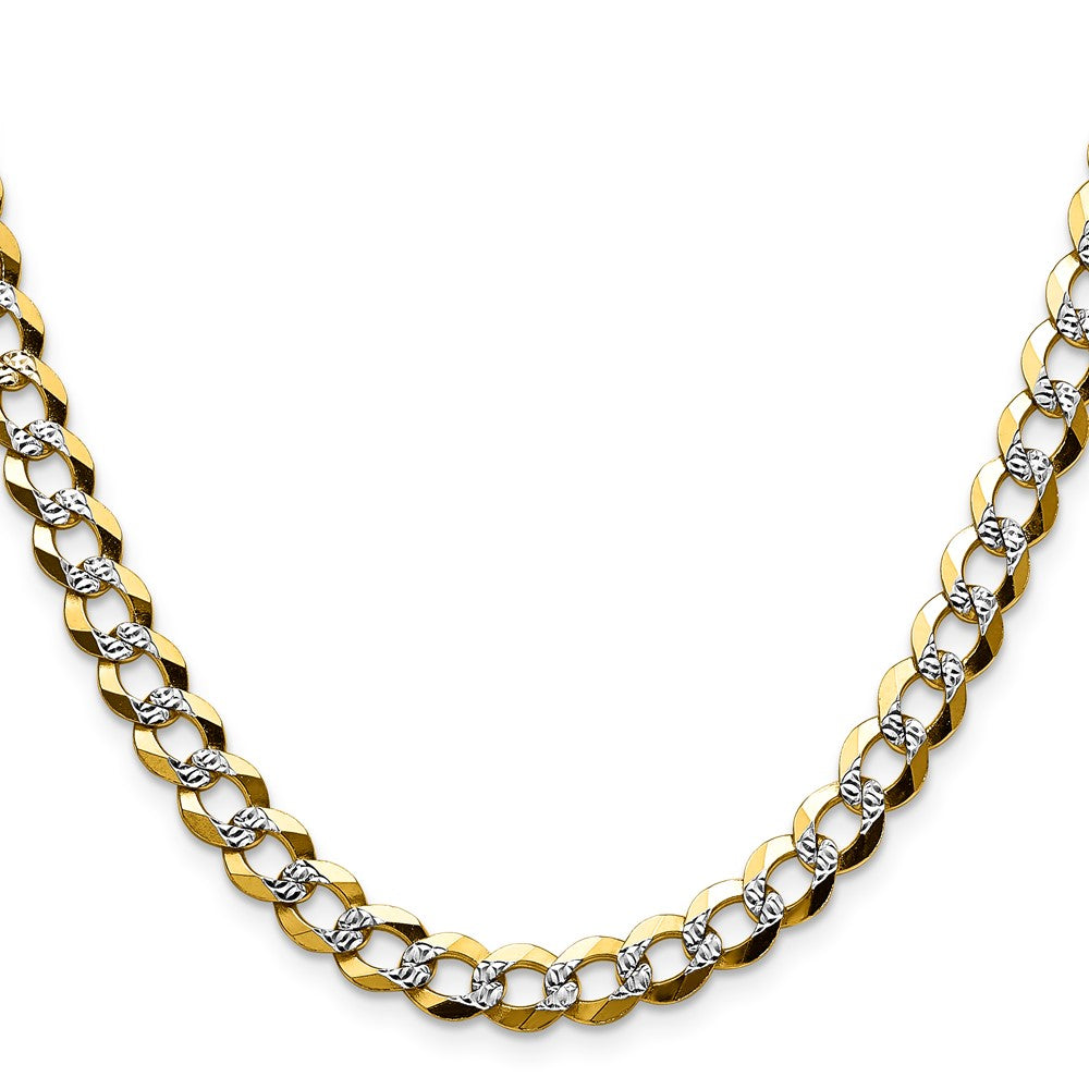 Lightweight PavÇ Flat Cuban Chain - WBC