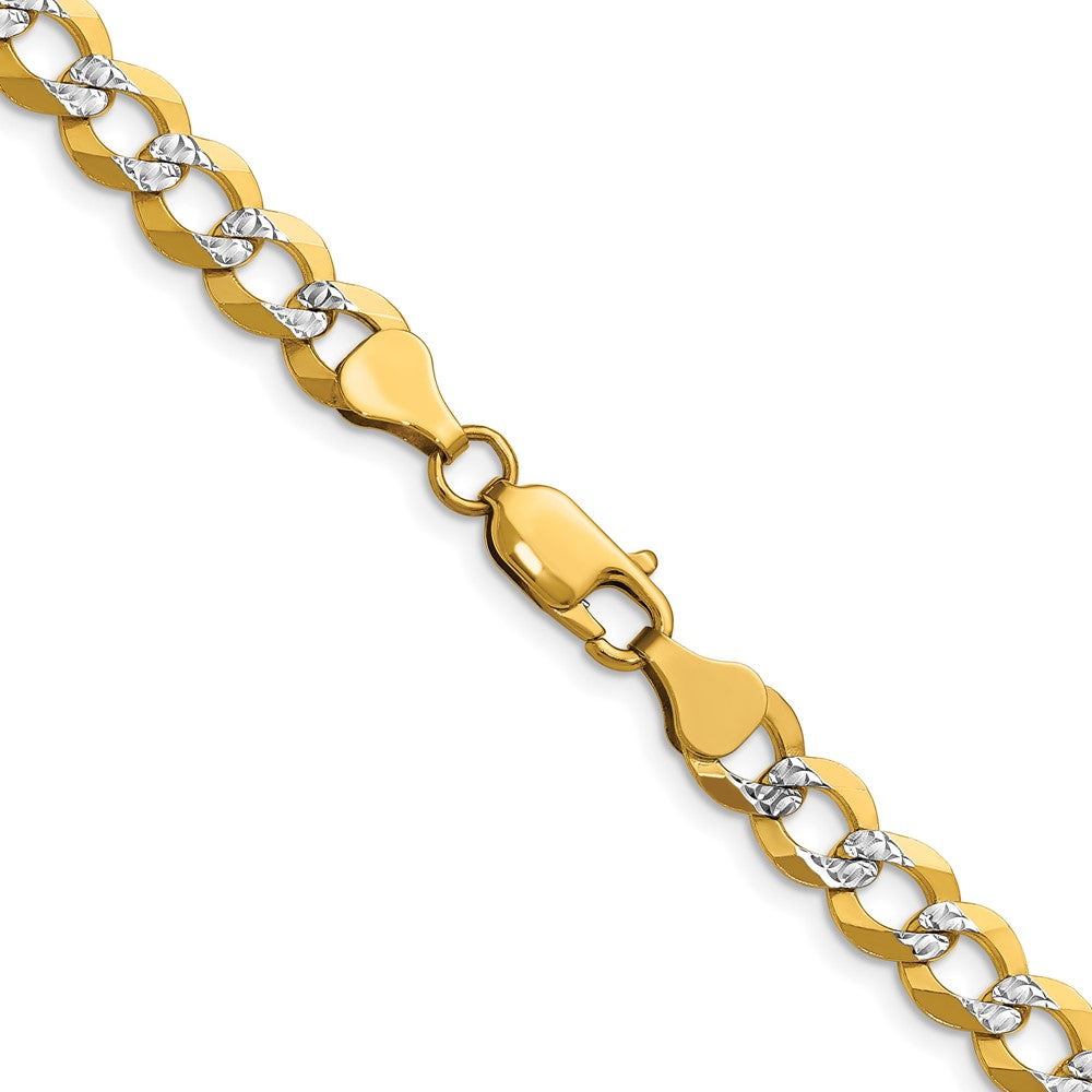 Lightweight PavÇ Flat Cuban Chain - WBC