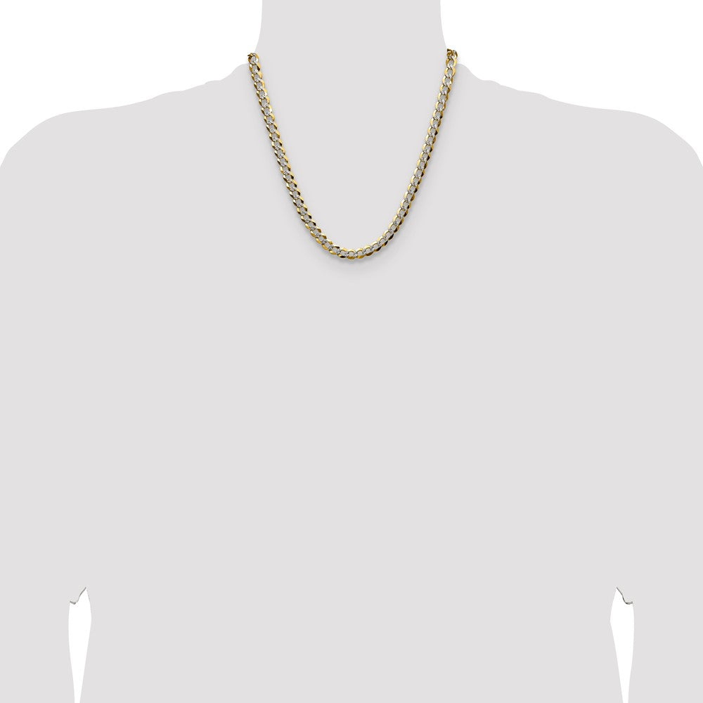 Lightweight PavÇ Flat Cuban Chain - WBC
