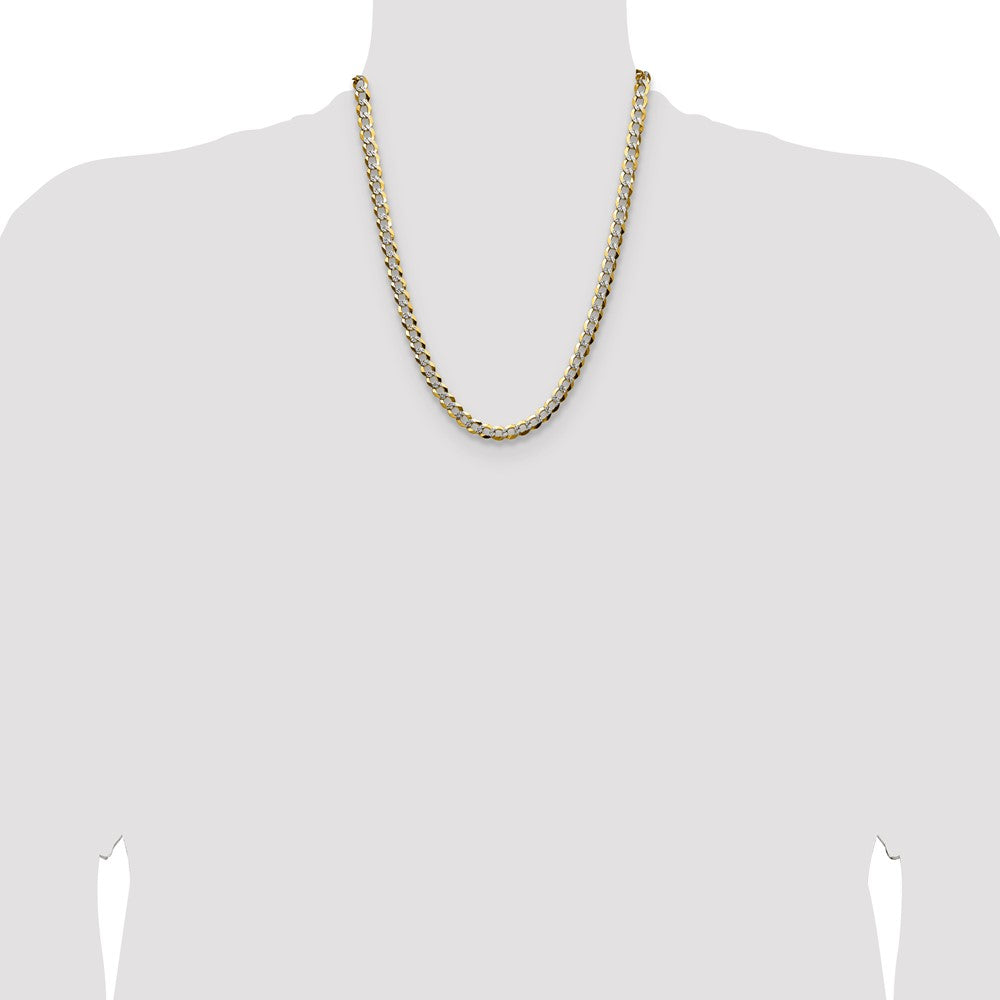 Lightweight PavÇ Flat Cuban Chain - WBC
