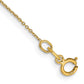 . Diamond-cut Round Open Link Cable with Spring Ring Clasp Anklet - WBC