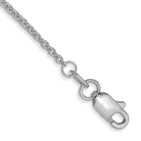 Round Open Link Cable with Lobster Clasp Anklet - WBC