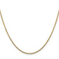 Solid Diamond-cut Cable with Lobster Clasp Chain - WBC