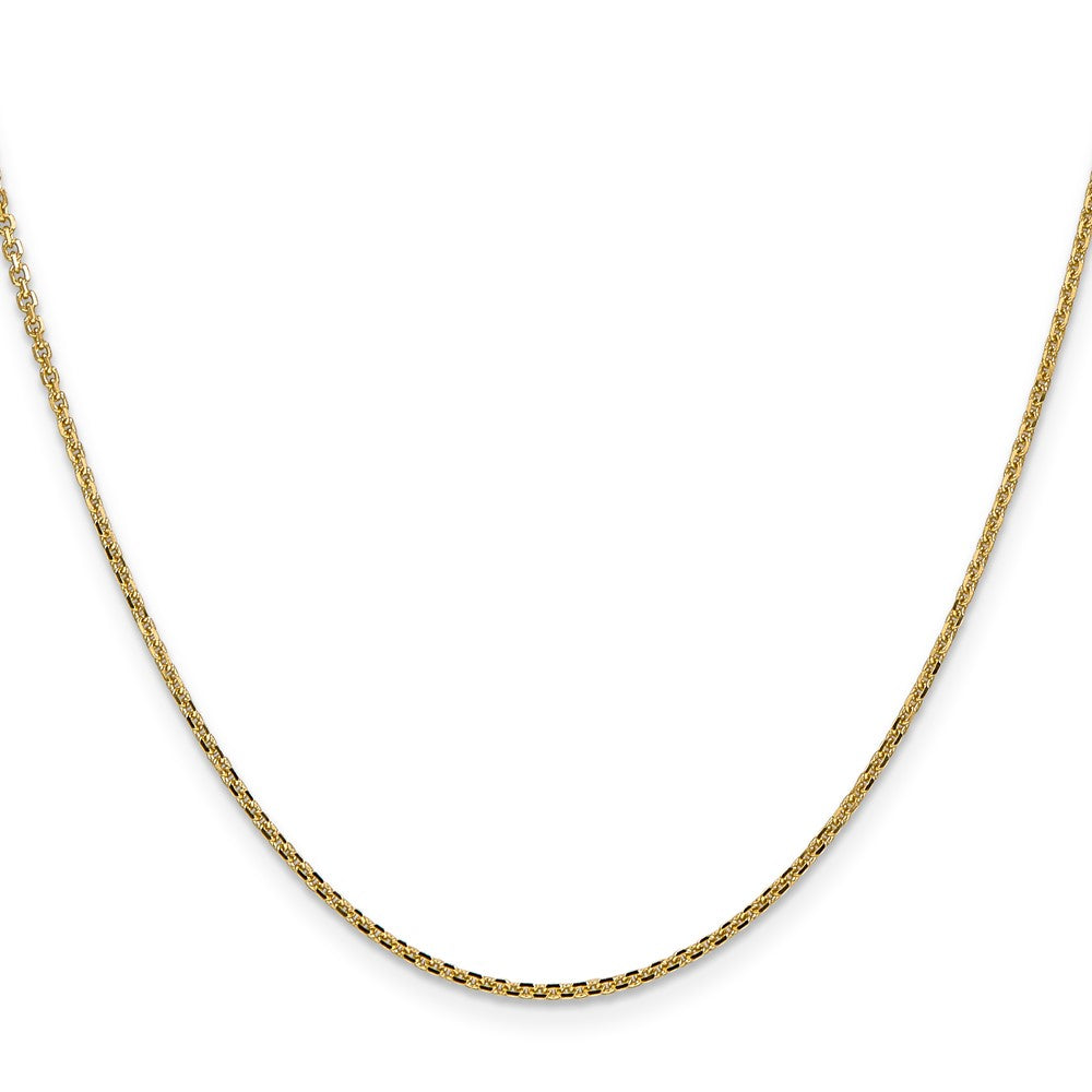 Solid Diamond-cut Cable with Lobster Clasp Chain - WBC