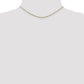 Solid Diamond-cut Cable with Lobster Clasp Chain - WBC