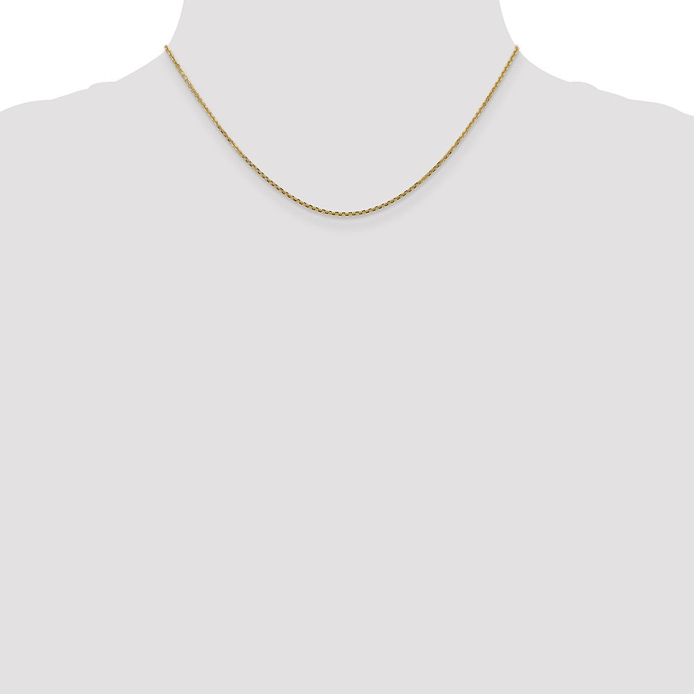 Solid Diamond-cut Cable with Lobster Clasp Chain - WBC