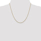 Solid Diamond-cut Cable with Lobster Clasp Chain - WBC