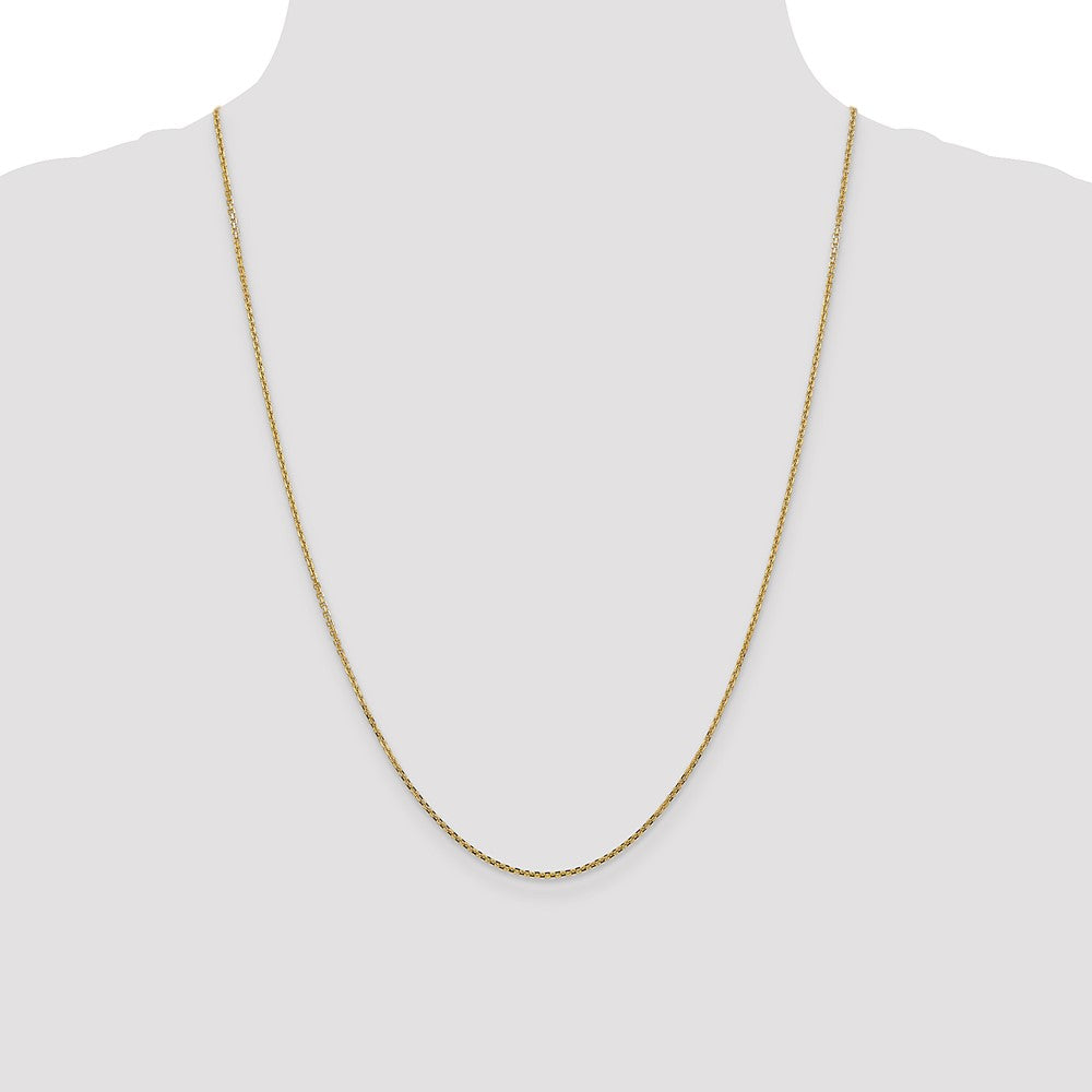 Solid Diamond-cut Cable with Lobster Clasp Chain - WBC
