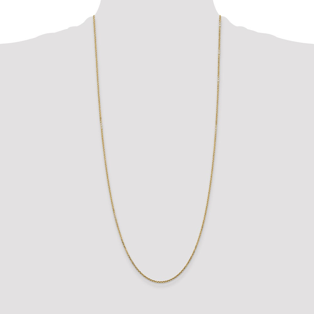 Solid Diamond-cut Cable with Lobster Clasp Chain - WBC