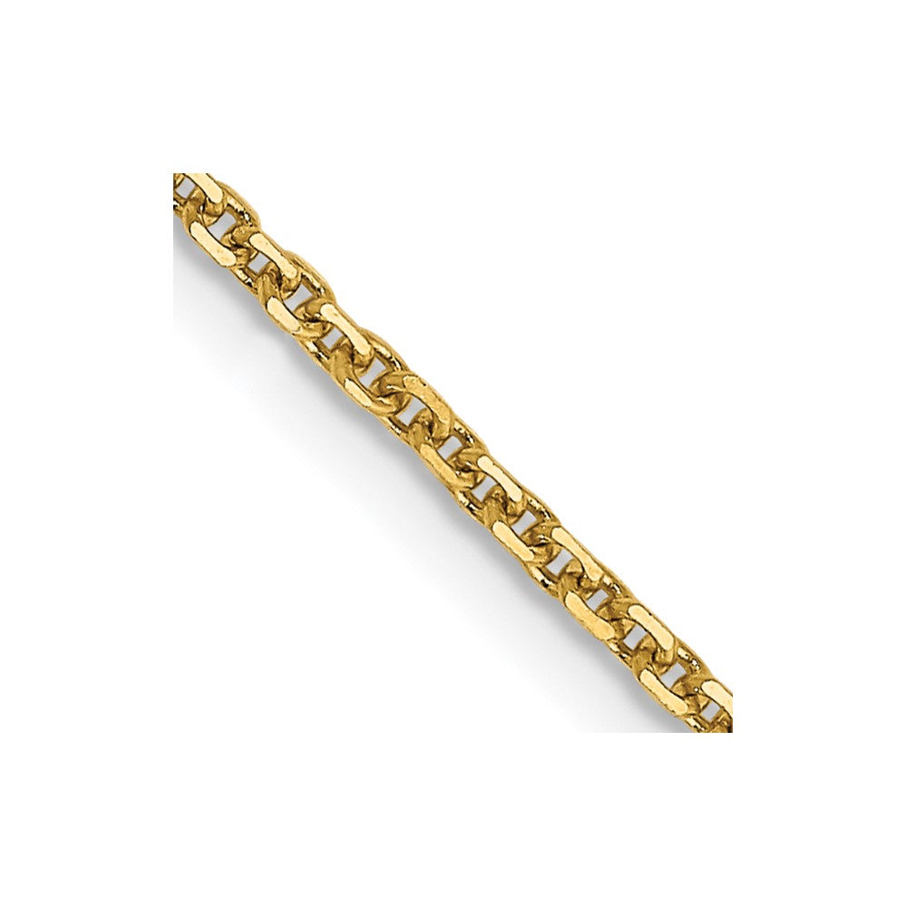 Solid Diamond-cut Cable with Lobster Clasp Chain - WBC