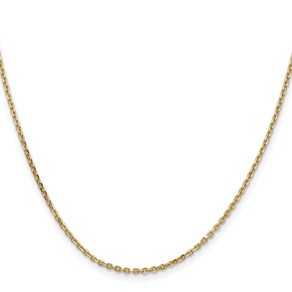 Solid Diamond-cut Cable with Lobster Clasp Chain - WBC