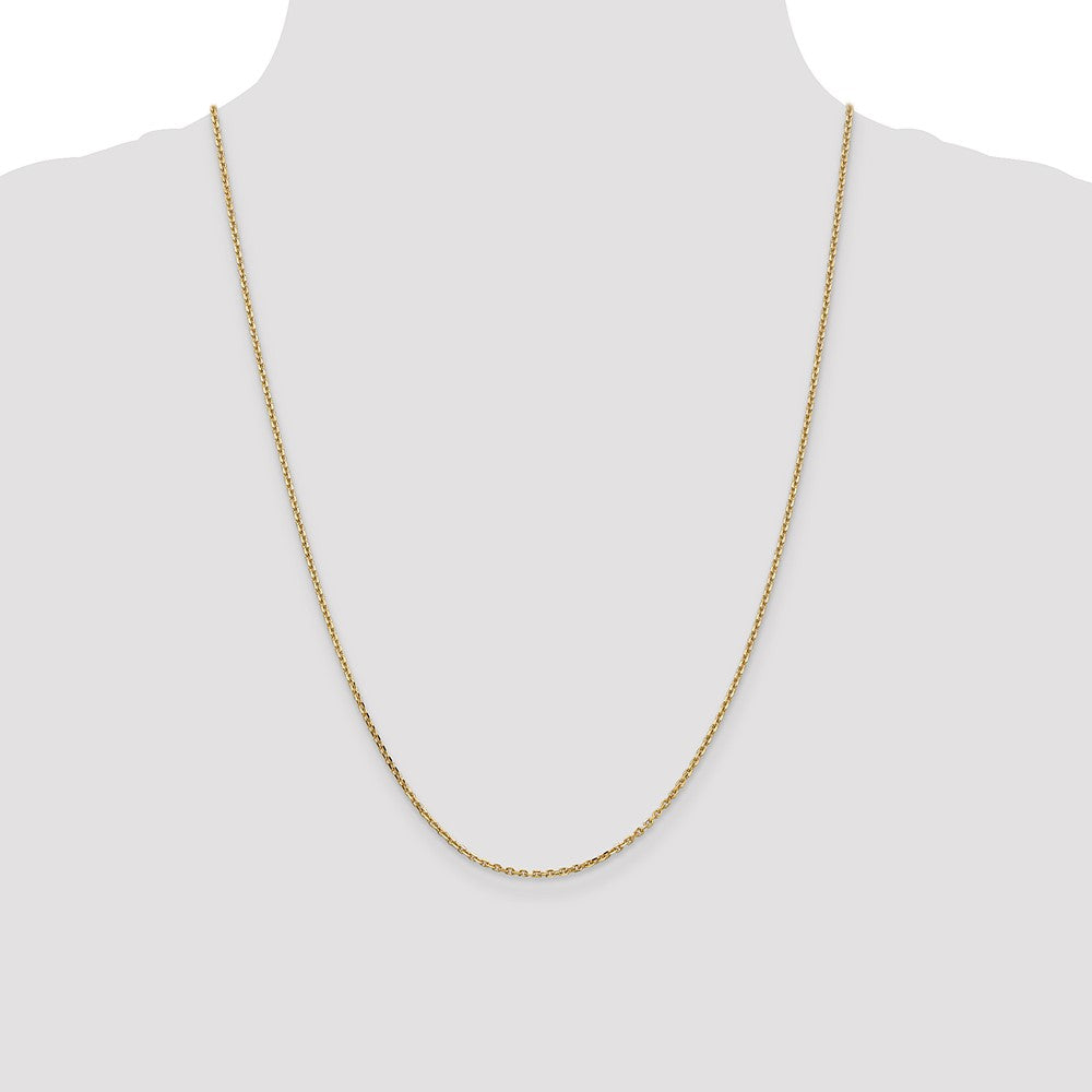 Solid Diamond-cut Cable with Lobster Clasp Chain - WBC