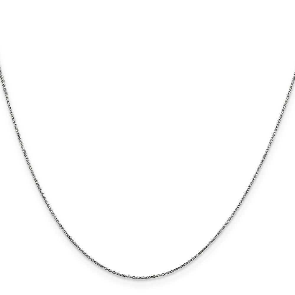 . Diamond-cut Round Open Link Cable with Spring Ring Clasp Chain - WBC