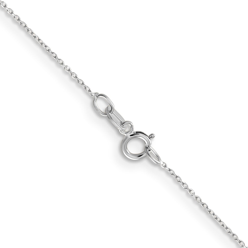. Diamond-cut Round Open Link Cable with Spring Ring Clasp Chain - WBC