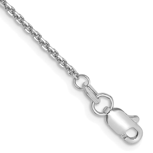 Diamond-cut Cable with Lobster Clasp Anklet - WBC