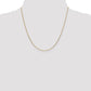 . Diamond-cut Cable with Lobster Clasp Chain - WBC