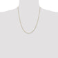 . Diamond-cut Cable with Lobster Clasp Chain - WBC