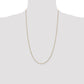 . Diamond-cut Cable with Lobster Clasp Chain - WBC